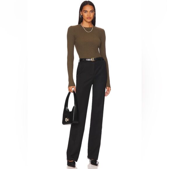 NWT Anine Bing Classic Pant in black - Picture 3 of 11